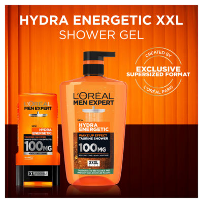 L'Oréal Men Expert Hydra Energetic 3-in-1 Shower Gel 1L, UK version