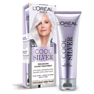 L'Oreal Cool Silver Pure White temporary hair colour - British product