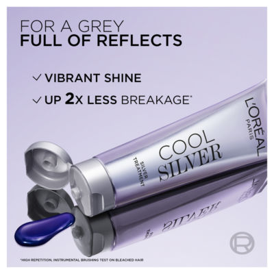 L'Oreal Cool Silver Pearly White temporary hair colour, imported from the UK