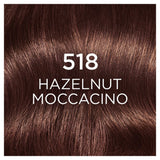 L'Oreal Casting Crème Gloss 518 Hazelnut Mochaccino hair colour, imported from the UK