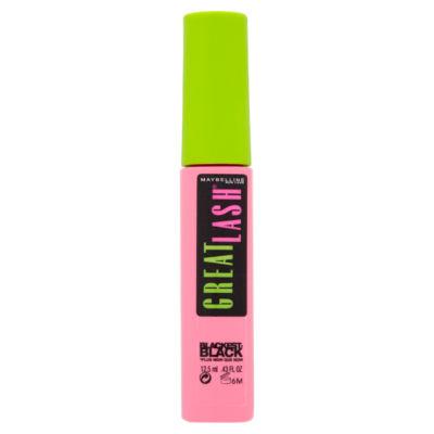 Maybelline mascara Blackest Black, imported from the UK