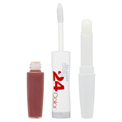 Maybelline dual-ended lipstick Absolute Plum, imported from the UK