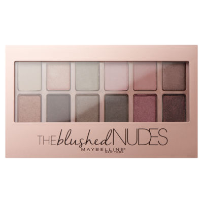 Palette d'ombres à paupières Maybelline Blushed Nudes, importée du Royaume-Uni