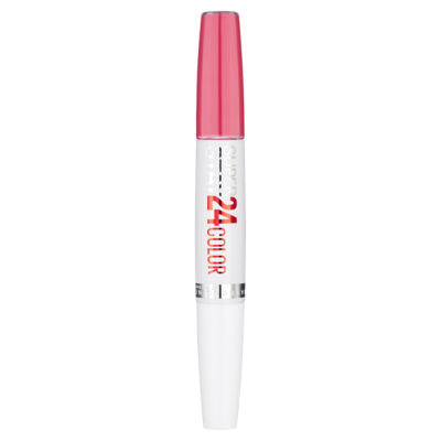 Maybelline Superstay 24 Zwei-Enden-Lippenstift in Perpetual Rose (britische Marke)