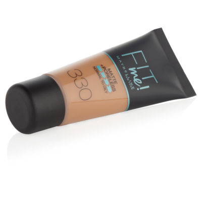 Maybelline Fit Me Matte + Poreless Foundation 330 Toffee, importiert aus Großbritannien