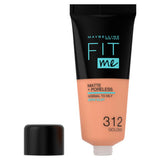Maybelline Fit Me foundation shade 312 Golden, imported from the UK