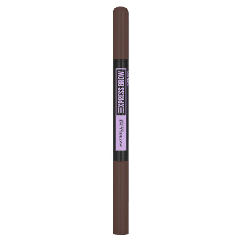 Maybelline Express Brow Duo dark brown eyebrow pencil and powder, imported from the UK