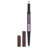 Maybelline Express Brow Duo dark brown eyebrow pencil and powder, imported from the UK