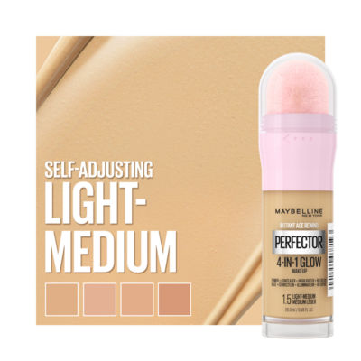 Maybelline Glow Primer shade 1.5 Light Medium 20ml, imported from the UK