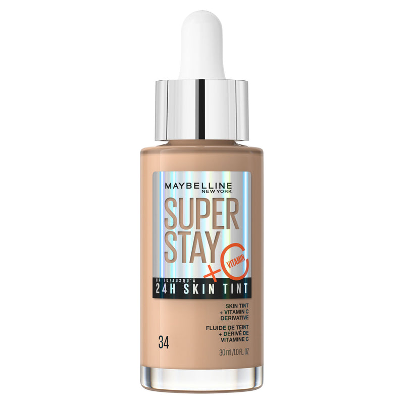 Maybelline Skin Tint Foundation Shade 34 30ml, imported from the UK