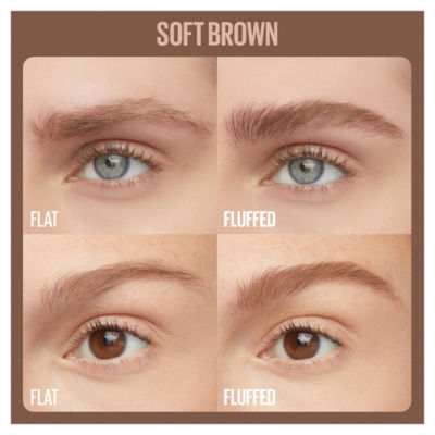 Maybelline Superfluff brow mousse Soft Brown 5 ml - British product