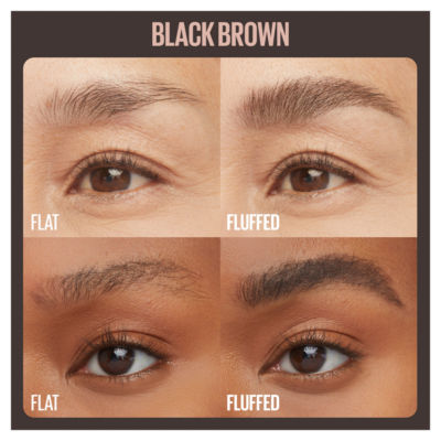 Maybelline Superfluff Brow Mousse Black Brown 5ml - British product