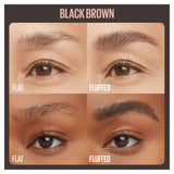 Maybelline Superfluff Brow Mousse Black Brown 5ml - British product