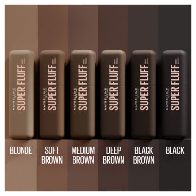 Maybelline Superfluff Brow Mousse Black Brown 5ml - British product