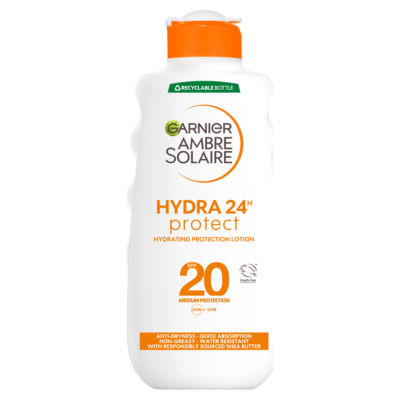 Garnier Ambre Solaire SPF20 sun cream lotion 175ml, imported from the UK