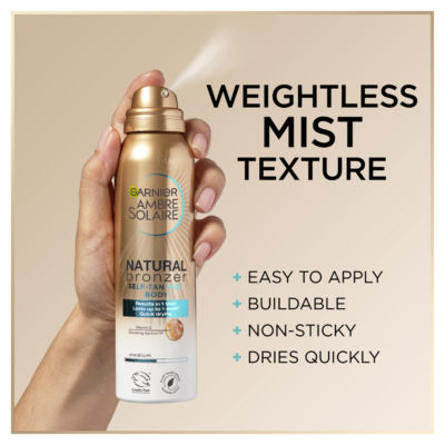 Garnier Ambre Solaire self-tan body mist medium 150ml - British product