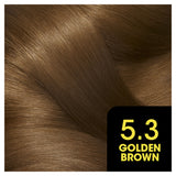Garnier Olia permanent hair dye in Golden Brown shade - British product