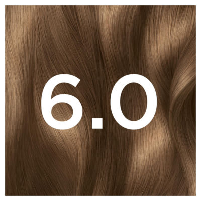 Garnier Olia Olia 6.0 Light Brown: 100% Grey Coverage, No Ammonia, for beautiful, soft color.
