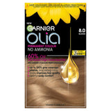 Garnier Olia 8.0 Blonde hair dye - British product