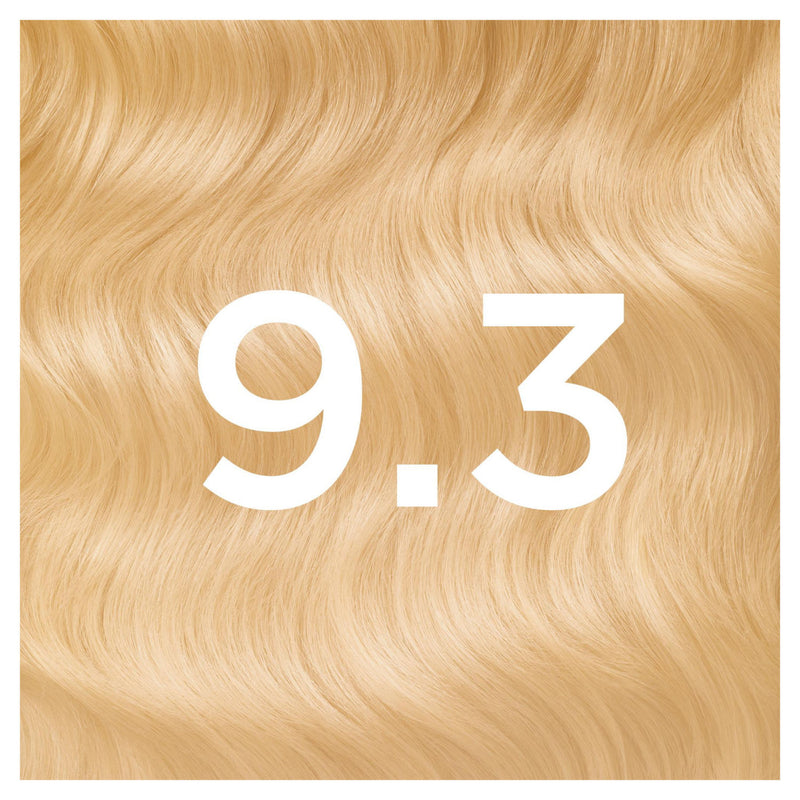 Garnier hair dye 9.3 gold light blonde, UK version