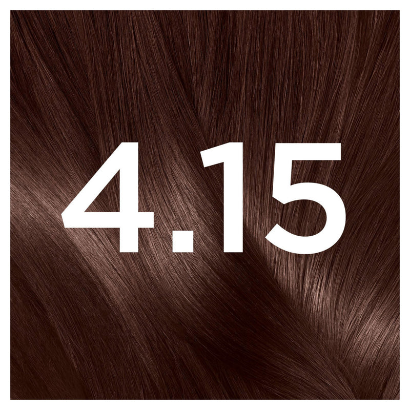 Garnier Olia Iced Chocolate hair dye, UK version