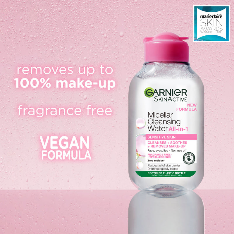 Garnier micellar water for sensitive skin 100ml, UK version