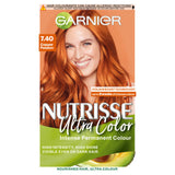 ASDA Garnier Nutrisse Ultra Color Vegan Dye 7.40 Copper Passion Permanent Hair Dye- Buy online at McGrocer