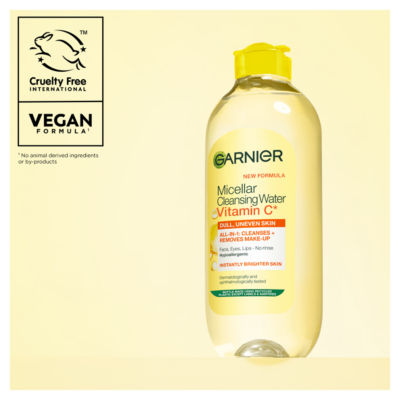 Garnier Micellar Vitamin C Water brightening formula 400ml, UK version