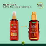 Garnier Ideal Bronze sun oil spray SPF15 - British product