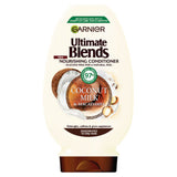 ASDA Garnier Ultimate Blends Coconut Milk & Macadamia Smoothing and Nourishing Vegan Conditioner 400ml- Buy online at McGrocer