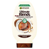 ASDA Garnier Ultimate Blends Coconut Milk & Macadamia Smoothing and Nourishing Vegan Conditioner 400ml- Buy online at McGrocer