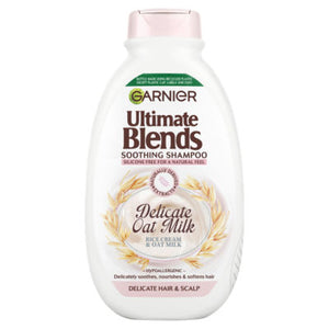 Garnier Ultimate Blends Delicate Oat Milk Soothing Vegan Shampoo for Sensitive Scalp 400ml