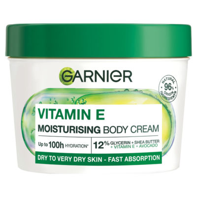 Garnier Vitamin E Moisturising Body Cream 380ml, UK version