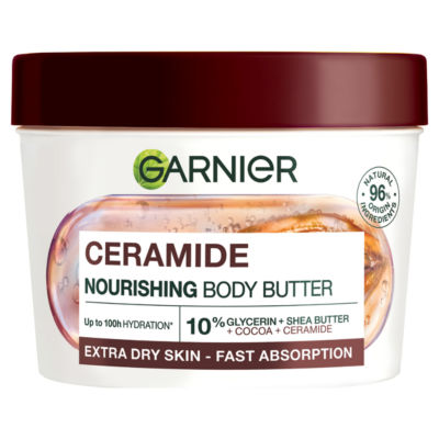 ASDA Garnier Ceramide Nourishing Body Butter for Dry Skin 380ml- Buy online at McGrocer