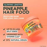 Garnier Ultimate Blends Glowing Lengths Pineapple & Amla Hair Food 3-in-1 Hair Mask Treatment