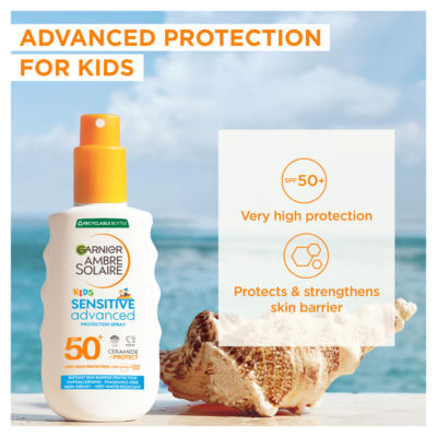 Garnier Ambre Solaire Sensitive Advanced Kids Sun Spray 150ml, UK version