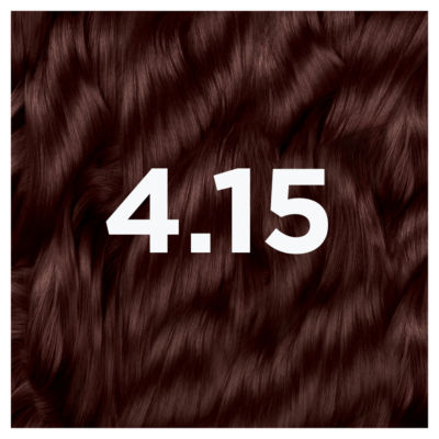 Garnier permanent hair dye 4.15 Iced Chestnut Brown, imported from the UK