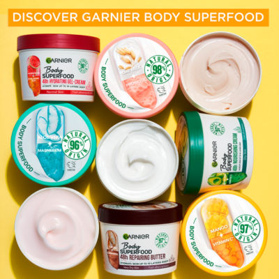 Garnier Vitamin C Nutri Glow body cream 380ml, UK version
