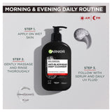 Garnier Pure Active Anti-Blackhead Deep Cleanser with BHA and Charcoal 250ml, UK version