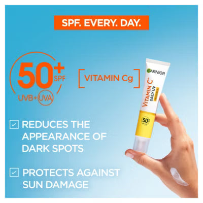 Garnier Vitamin C Daily UV Invisible Brightening Fluid 40ml - British product