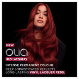 Garnier Olia 7.25 Vinyl Blush Red Lacquer hair dye, UK version