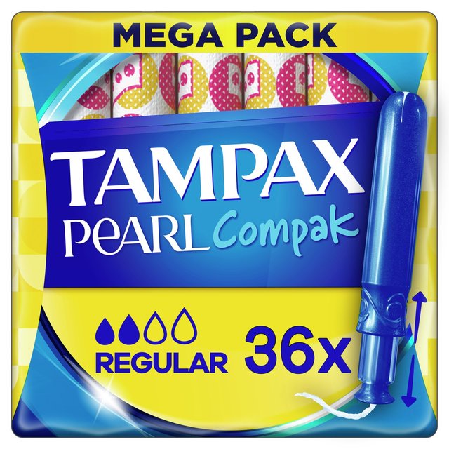 Tampax Pearl Compak Regular Tampons   36 per pack GOODS M&S
