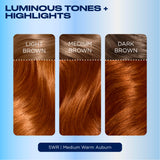 Clairol hair dye Medium Warm Auburn 5WR, imported from the UK