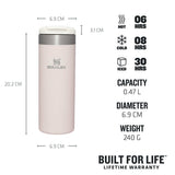 Stanley travel mug Rose Quartz 470ml (British brand)