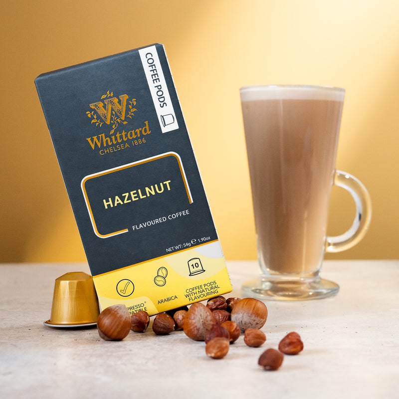Whittard hazelnut coffee pods Nespresso compatible 10 pack - British product