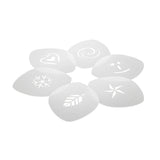Aerolatte cappuccino stencils six designs 10cm, imported from the UK