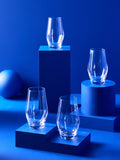 MADE.COM Velma crystal tumbler glasses 4-pack 15cm, imported from the UK