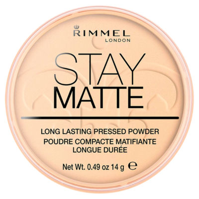 ASDA Rimmel London Stay Matte Pressed Powder 001 Transparent Face Powder 14g- Buy online at McGrocer