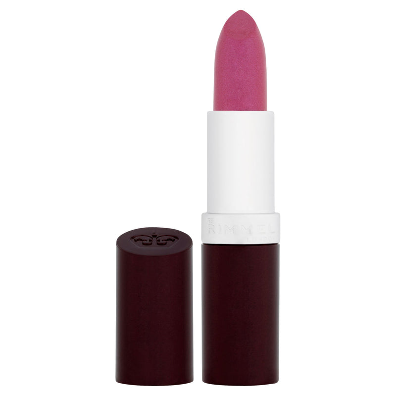Rimmel London lipstick Amethyst Shimmer 4g, imported from the UK