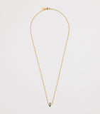 Emily P. Wheeler Tilly necklace with green sapphires, imported from the UK